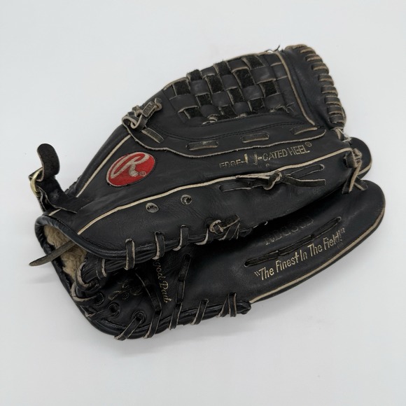 Rawlings Jose Canseco Baseball Glove 12.5" RHT Leather BLK Fastback RBG36B READ - Picture 1 of 10